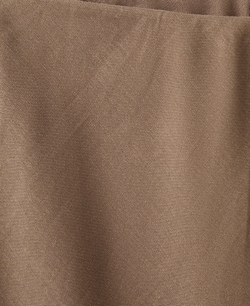 Mango Women's Linen-Blend Straight Skirt