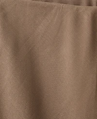 Mango Women's Linen-Blend Straight Skirt