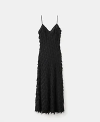 Mango Women's Long Frayed Dress