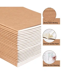 Gnuadz Blank Notebooks A5 Unlined Sketchbooks Journal Set