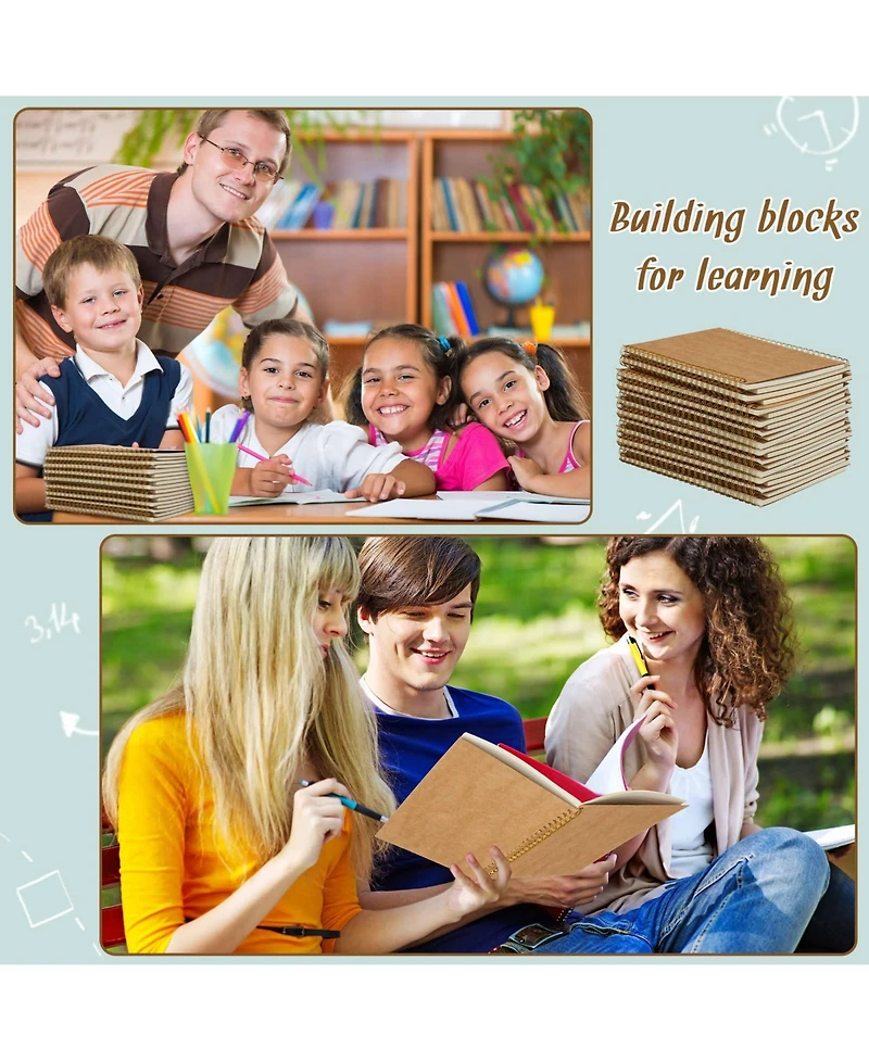 Gnuadz Spiral Notebook College Ruled A5 Journals