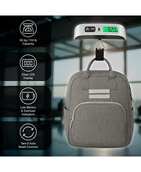 Pursonic The Savvy Traveler s Essential Trio: Electronic Luggage Scale, Memory Foam Travel Pillow, and Ultra-Compact Wireless Power Bank