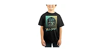 Cobra Kai Boys Strike First T V Show Series Youth Black Graphic Tee-xl