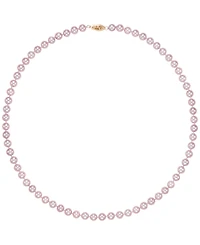 Macy's Freshwater Pearl (6-7mm) Necklace in Sterling Silver