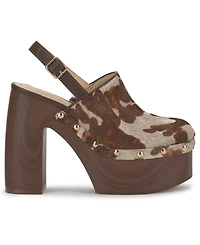 Jessica Simpson Women's Cazea Platform Block Heel Cozy Clogs