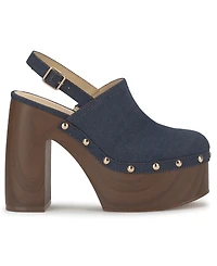 Jessica Simpson Women's Cazea Platform Block Heel Cozy Clogs