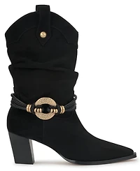 Jessica Simpson Women's Hanie Western Slouch Booties