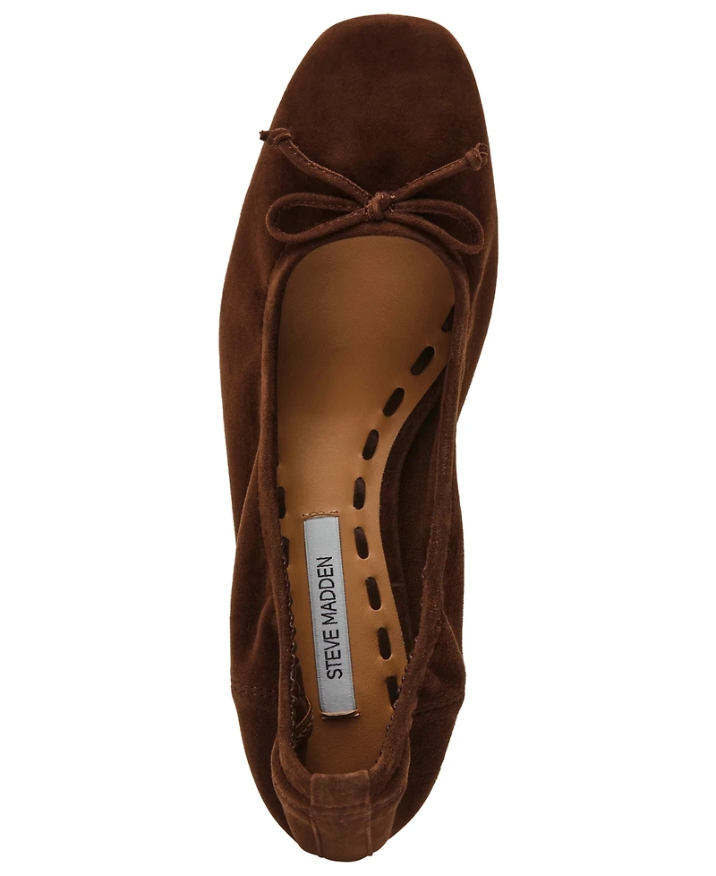 Steve Madden Women's Coretta Block Heel Ballet Pumps