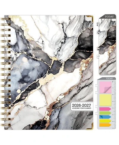 Gnuadz Hardcover Academic Planner 2026-2027 14-Month Daily Weekly Monthly Agenda Bookmark Pocket