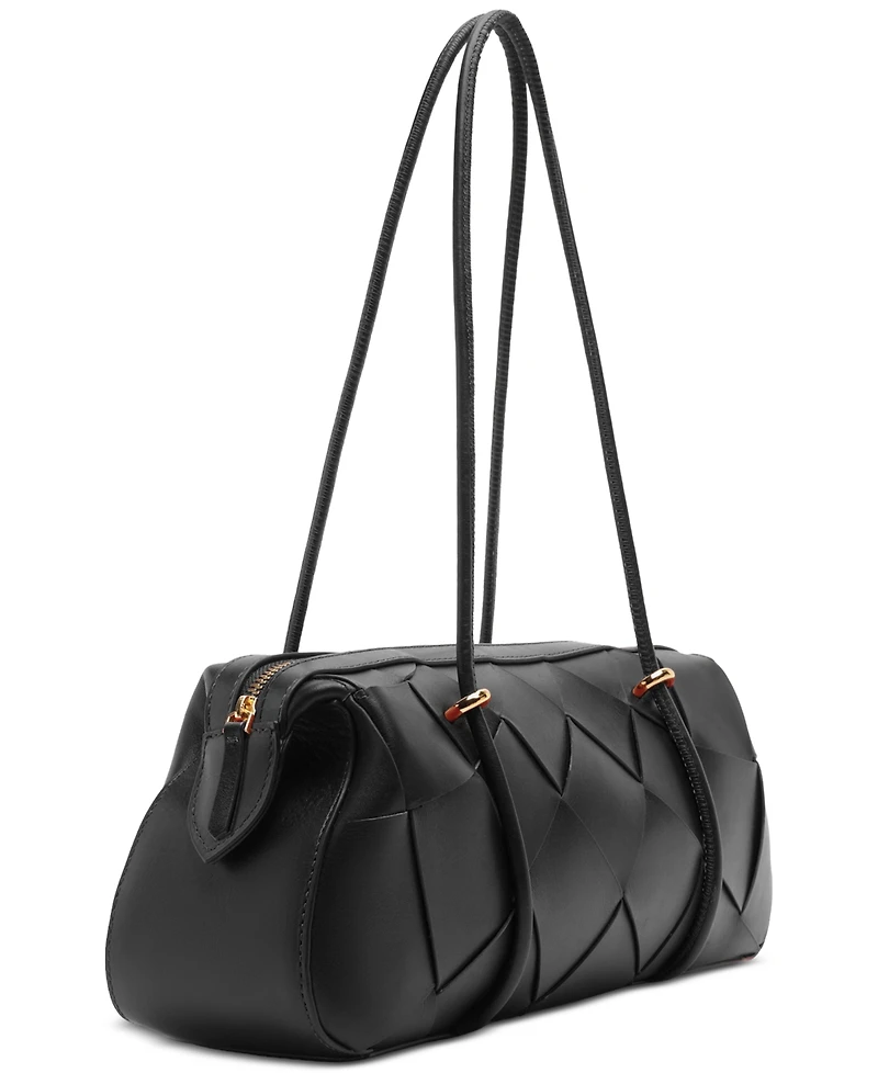Arezzo Sarah Large Leather Shoulder Handbag