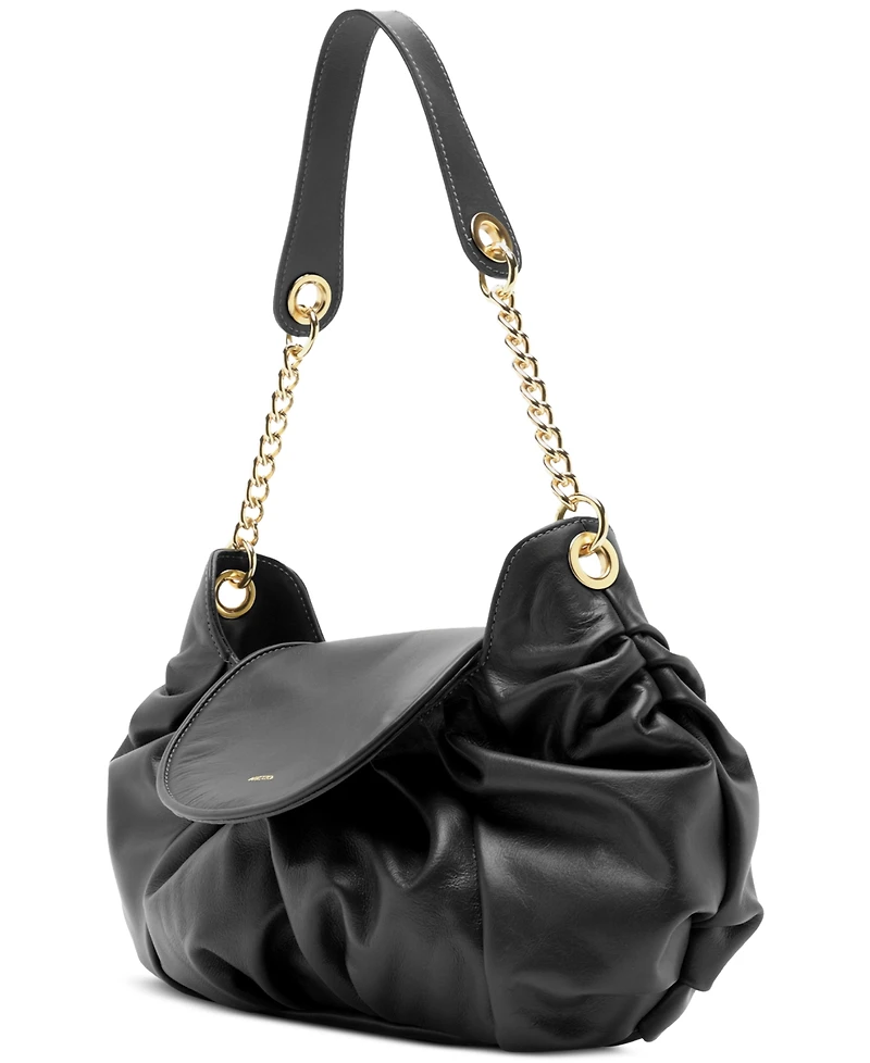 Arezzo Molly Medium Leather Shoulder Handbag