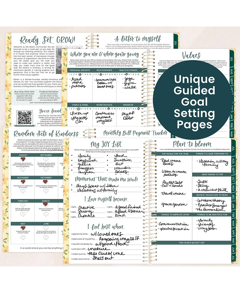 Gnuadz Blooming Wildly 2026-27 Pocket Planner 13 Month