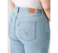 Levi's Plus Mid-Rise Non-Stretch Cinch Cotton Baggy Jeans