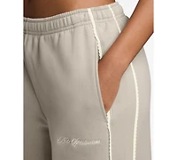 Nike Studio Fleece Women's Mid-Rise Wide-Leg Scallop Pants