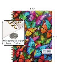 Gnuadz Academic Planner 2026-2027 Hardcover Butterflies