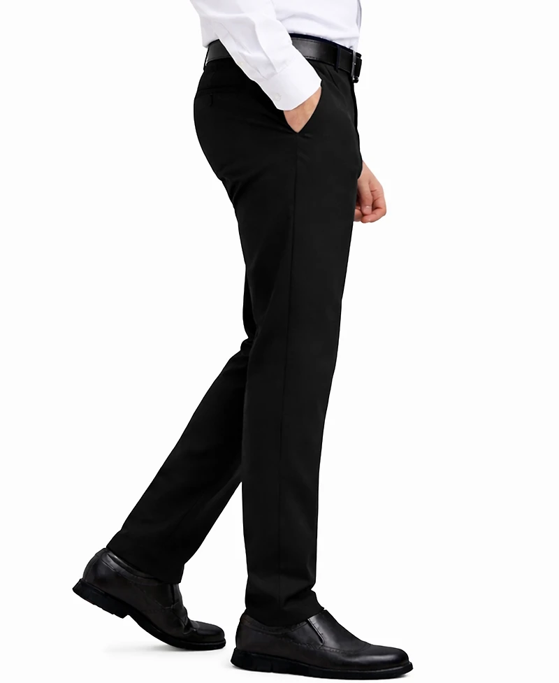 Galaxy By Harvic Men's Slim-Fit Woven Stretch Pants