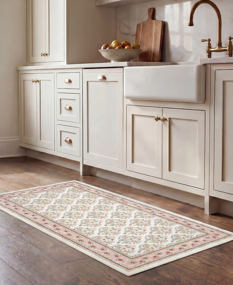 Laura Ashley Printed Chenille Deaney 2-Pc. Rug Set