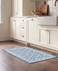Laura Ashley Printed Chenille Merley Accent Rug, 20"x 32"