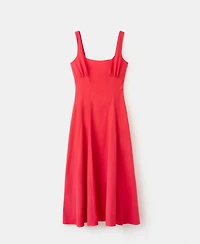 Mango Women's Long A-Line Dress