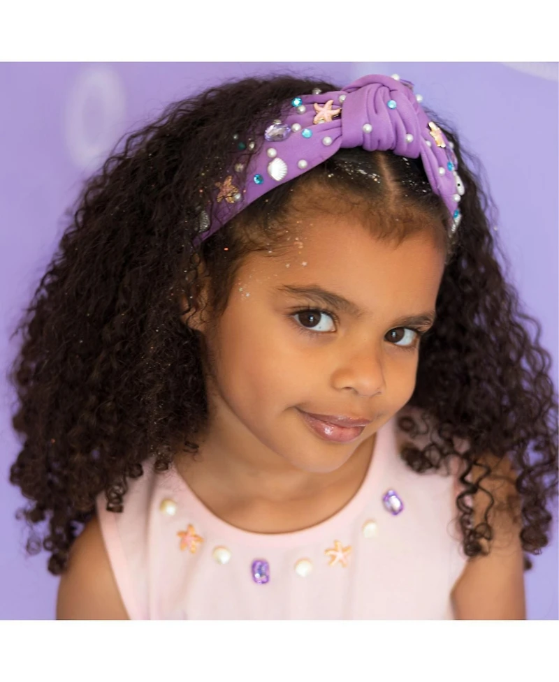 Sweet Wink Little and Big Girls Mermaid Gemstone Headband