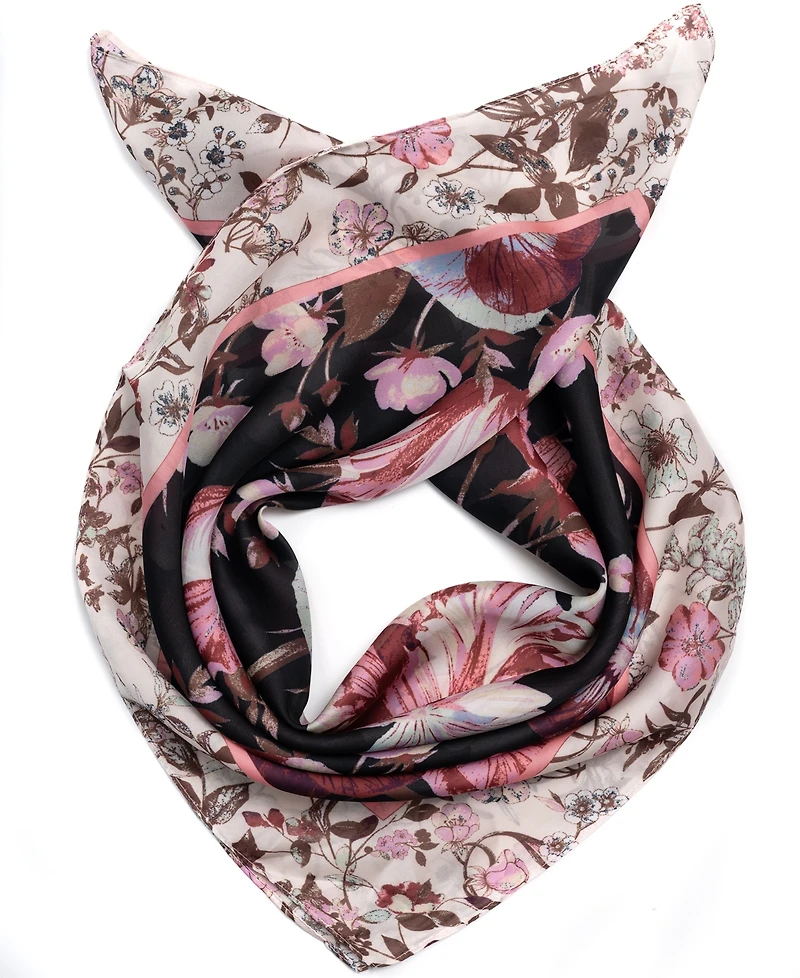 Vince Camuto Statement Floral Bandana Scarf