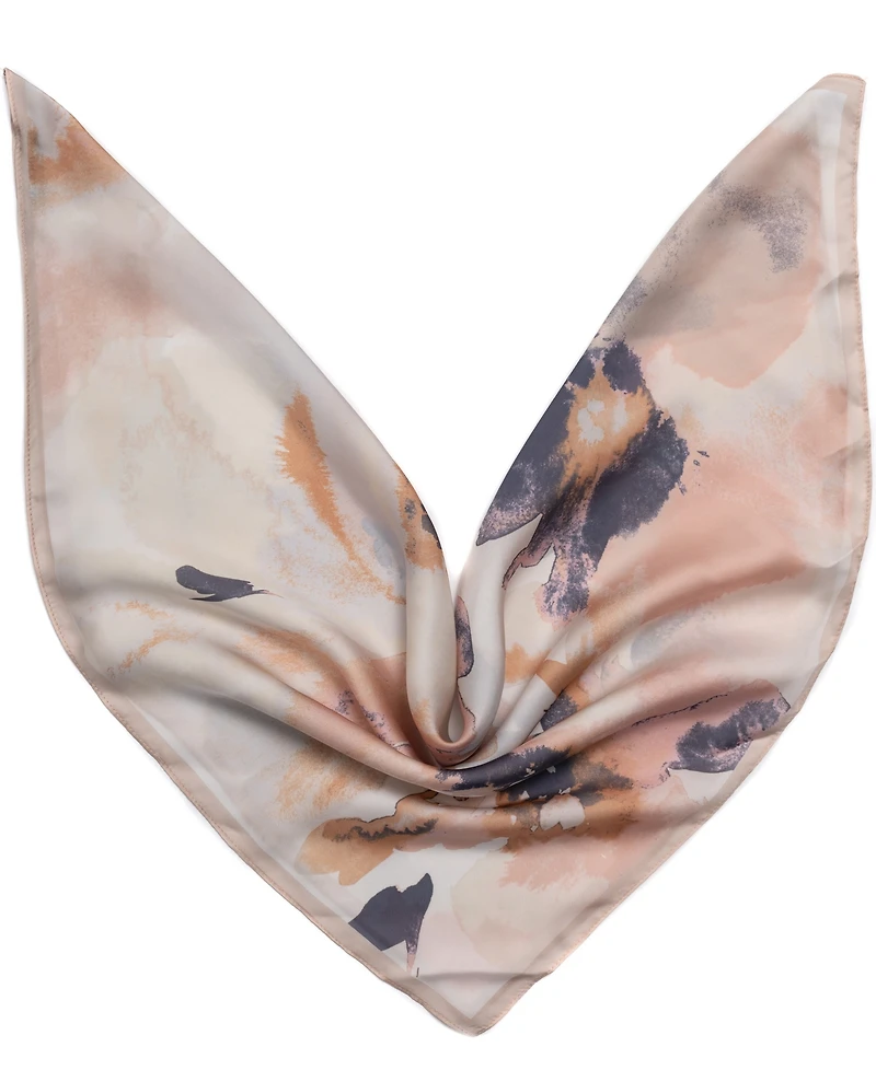Vince Camuto Ink Blooms Square Scarf