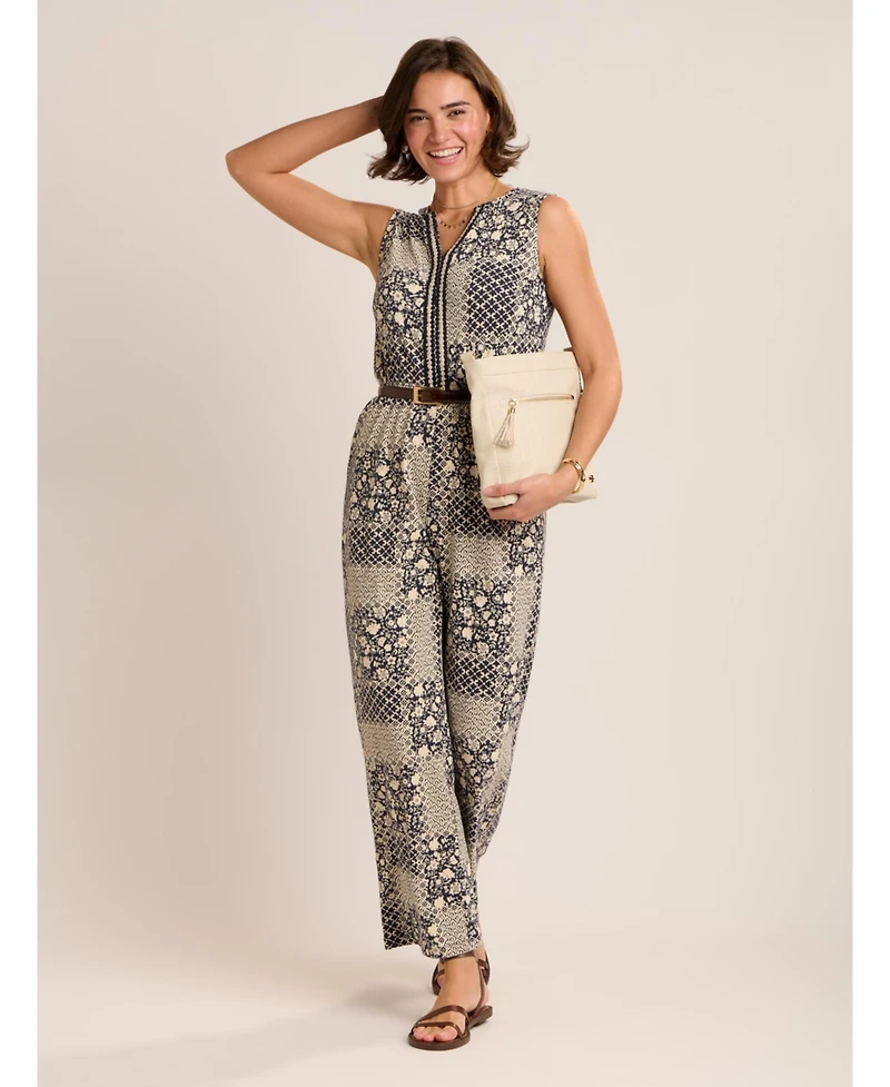Brakeburn Women's Amanda Printed Jumpsuit
