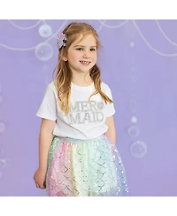 Sweet Wink Little and Big Girls Mermaid Heart Clip Set