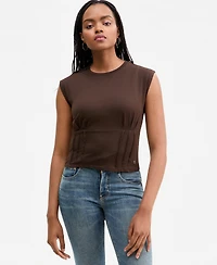 Guess Women's Karmen Cinched Sleeveless Corset Top
