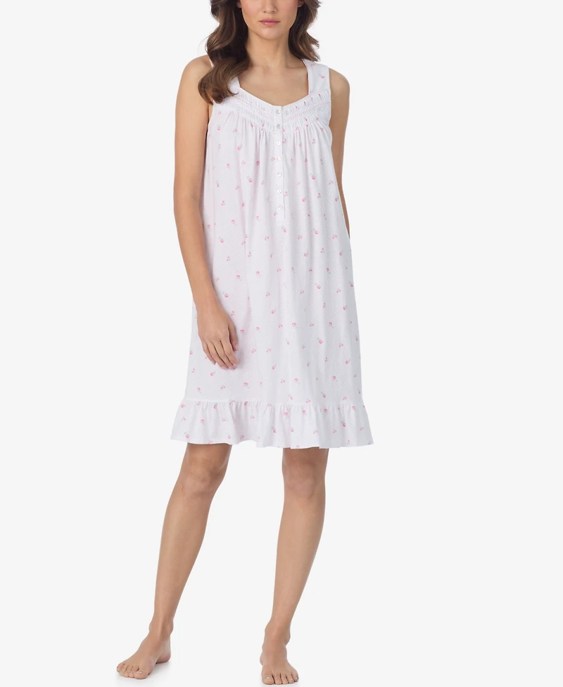 Eileen West Women's Sleeveless Short Nightgown