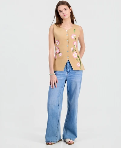 Driftwood Women's Deanna Embroidered Vest