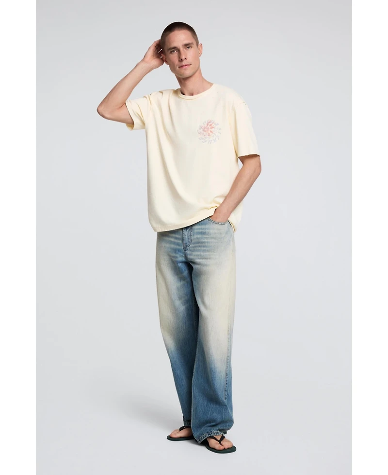 Desigual Men's Printed cotton T-shirt