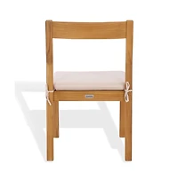 Augusta Home Mayaguana Teak Outdoor Dining Chair (Set of 2)