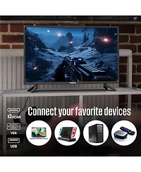 Westinghouse 32" Hd Led Tv w/ Built-In Dvd Player, Hdmi & Usb, Works with Fire Stick, Roku & Apple Tv