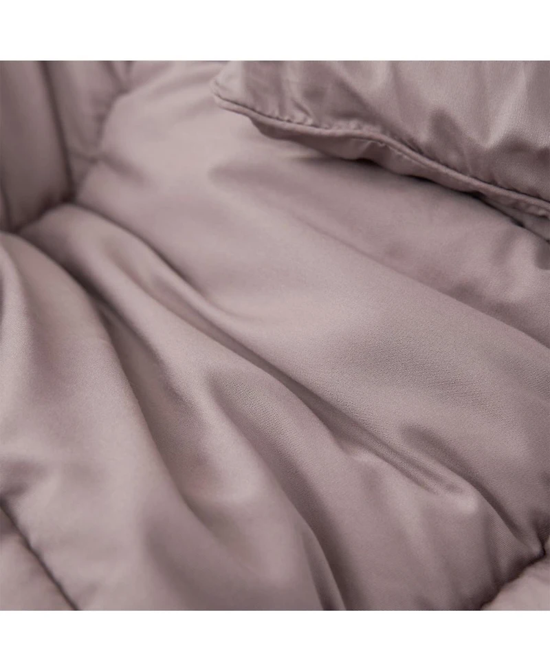 Satin Panda - Coma Inducer Oversized Comforter Set - Bark,Twin Xl