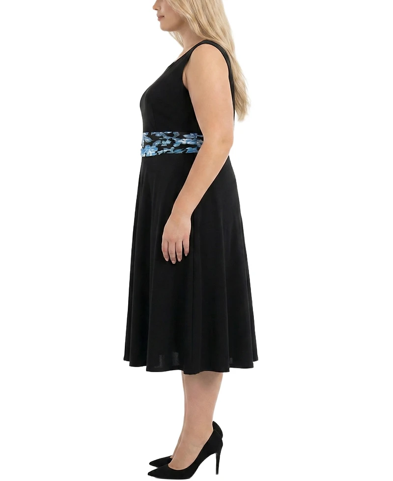 Ny Collection Plus Jacket and Dress Set