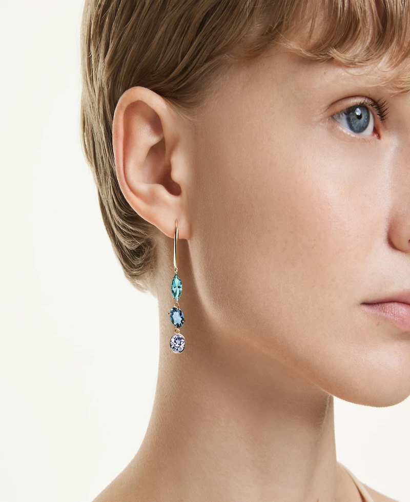 Swarovski Gold-Tone Plated Brass Earrings