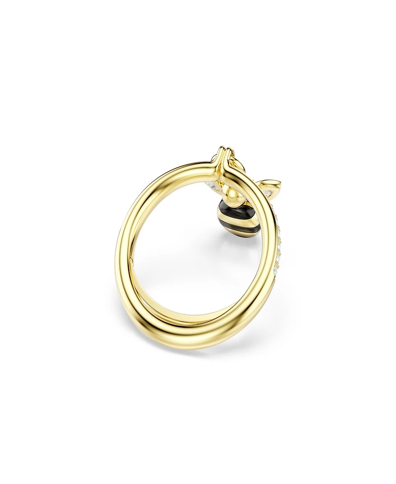 Swarovski Gold-Tone Plated Bee-Shaped Ring