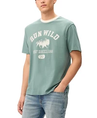 Buffalo David Bitton Men's Tareo Crewneck T-Shirt