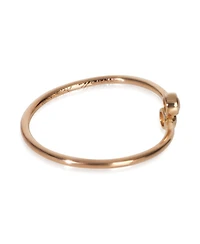 Pre-Owned Tiffany & Co Rose Gold Diamond Elsa Peretti Hoop Ring