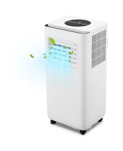 Xo 10,000 Btu Portable Ac, 3-in-1 Cooling, Dehumidifier and Fan, Auto Swing, Sleep Mode and 24-Hour Timer, Window Kit