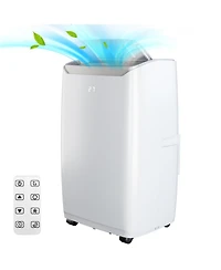 Xo 12,000 Btu Portable Ac, 3-in-1 Cooling, Fan and Dehumidifier, Auto Swing, Quiet Remote, 24-Hour Timer, Window Kit