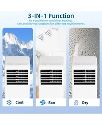 Xo 8000 Btu Portable Air Conditioner with Remote, 3-in-1 Cooling
