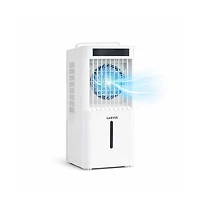Xo White Portable Air Conditioner Fan, Evaporative Air Cooler, 3 Fan Speeds, 1600ml Tank, 2/4/8 Hour Timer, Remote Control