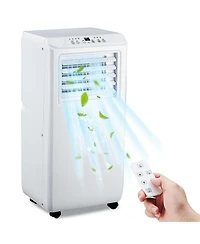 Xo 10,000 Btu Portable ACs, 3-in-1 Cooling, Fan and Dehumidifier, Quiet Led Display Unit with Remote and Sleep Mode