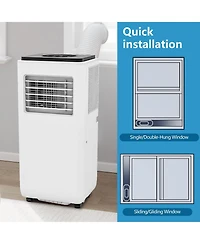 Xo 8,000 Btu Portable Air Conditioner with Quiet Cooling, Remote and 24-Hour Timer for Bedroom, Office, Dorm or Apartment