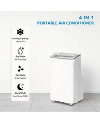 Xo 14000 Btu 3 in-1 Ac Unit, 24H Timer, 3 Speeds