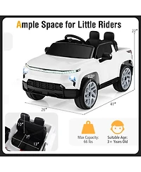Slickblue Kids 12V Ride On Truck with Remote Control Electric Car