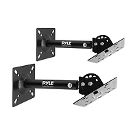 Pyle Dual Wall/Ceiling Speaker Mounts with Adjustable Swivel Tilt, Pair