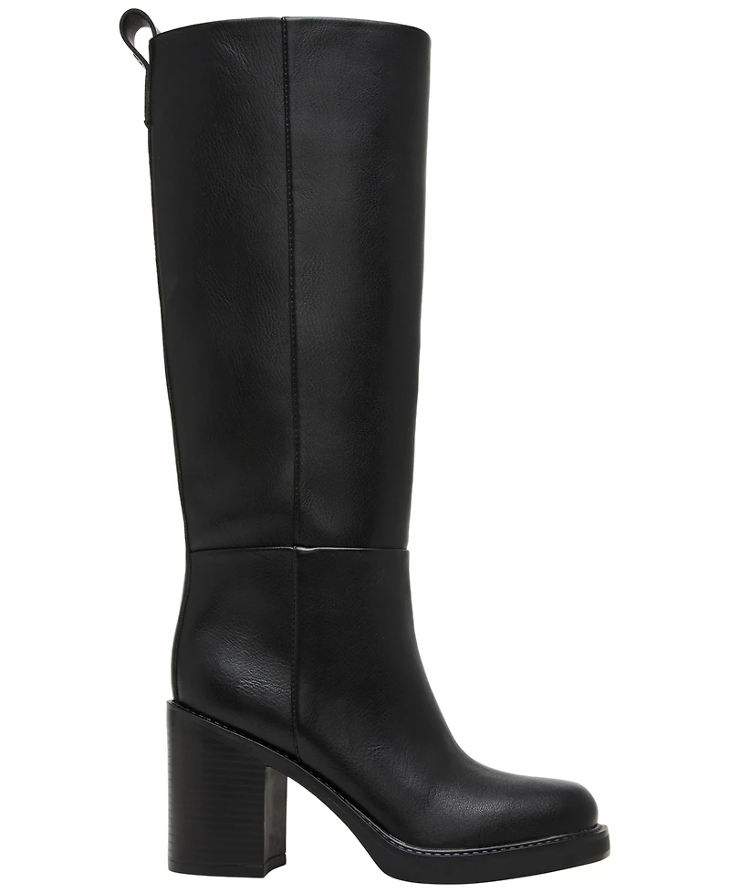 Madden Girl Women's Cordelia Platform Tall Block Heel Boots